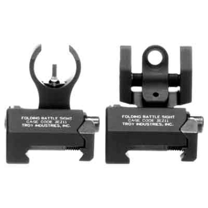 Troy Battlesight Set Micro - Hk Style Folding Black