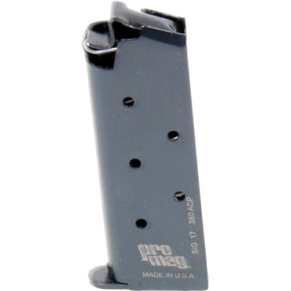 Pro Mag Magazine Sig P238 - .380acp 6-rounds Blued Steel