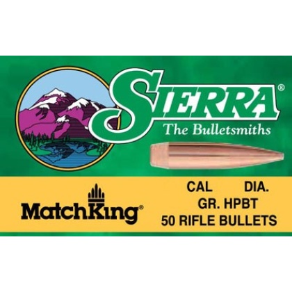 Sierra Bullets .30 Cal .308 - 125gr Hp Match 100ct