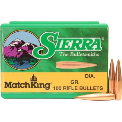 Sierra Bullets .22cal .224 - 69gr Hp-bt Match 100ct