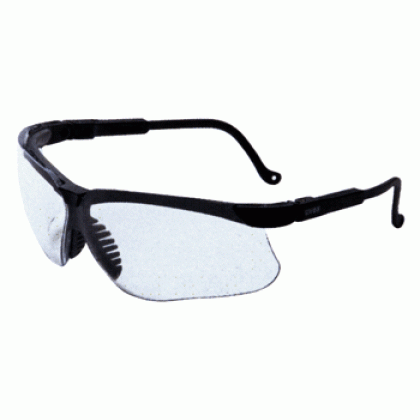 Howard Leight Genesis Glasses - Black Frame-clear Lens