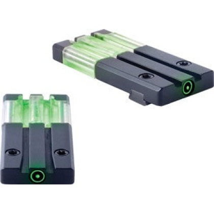 Meprolight Fiber Tritium Green - Circle Dot Rear Sight Sprg Xd