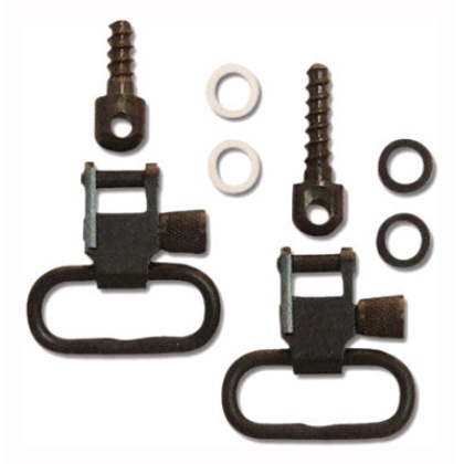 Grovtec Swivel Set With Two - Wood Screw & Spacers Black