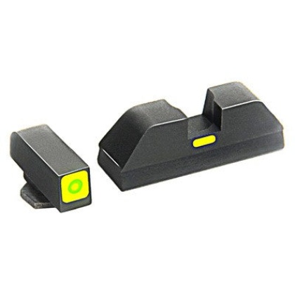 Ameriglo Cap Sight Set - Green-green Glock 17 & 22+