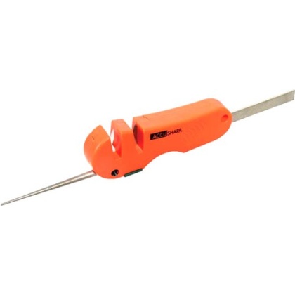 Accusharp 4-in-1 Knife & Tool - Sharpener Blaze Orange