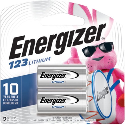 Energizer Lithium Batteries - Cr123a 2-pack