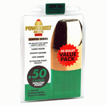 Cva Powerbelt Bullets - .50 Caliber 295gr 50-count