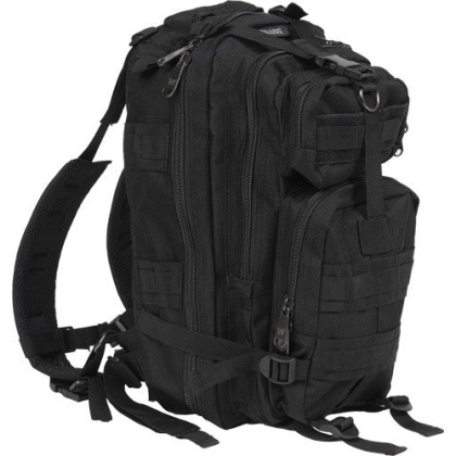 Bulldog Compact Backpack Black - W- Molle