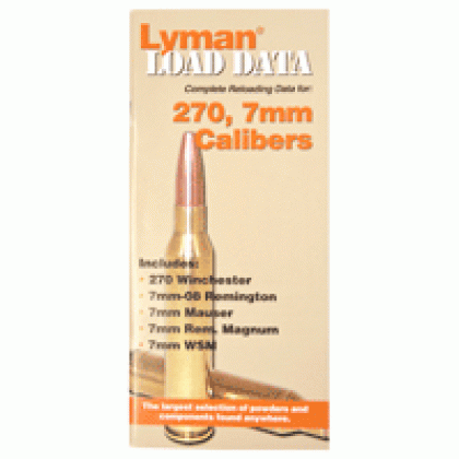 Lyman Load Data Book - .270 .7mm Mag 72 Pages