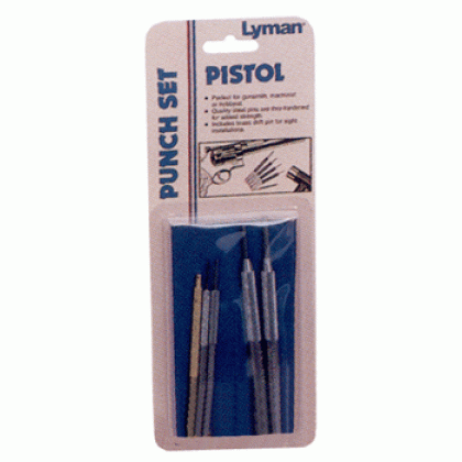 LYMAN PISTOL PUNCH SET