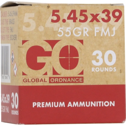 GO 5.45x39 55 GR FMJ BRASS