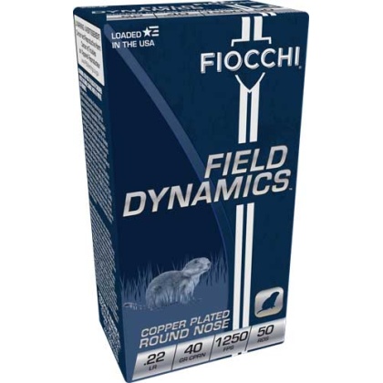 FIOCCHI 22LR 40GR PLATED SOLID