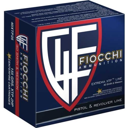 FIOCCHI 40 SW 155GR XTP-HP
