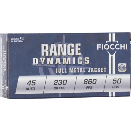 FIOCCHI 45 ACP 230GR FMJ