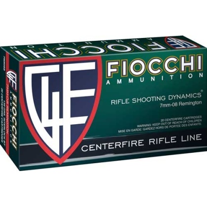 FIOCCHI 7MM-08 REM 139GR PSP