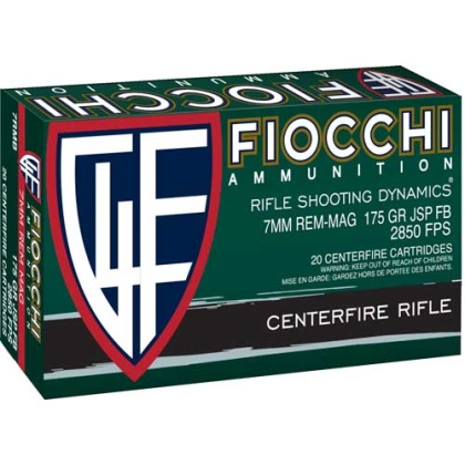 FIOCCHI 7MM REM MAG 175GR