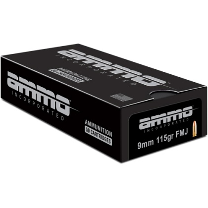 AMMO INC 9MM LUGER 115GR TMC