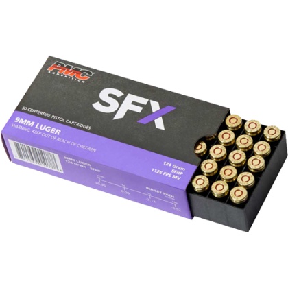 PMC 9MM LUGER 124GR SFX HP