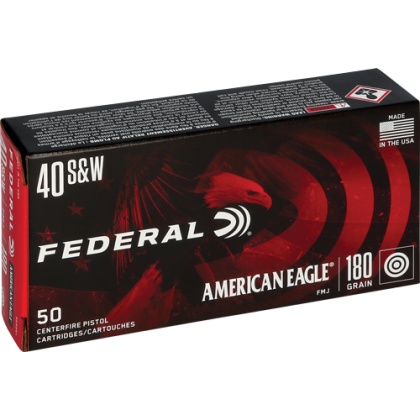 FEDERAL AE 40 SW 180GR FMJ-TC