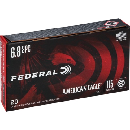 FEDERAL AE 6.8 SPC 115GR FMJ