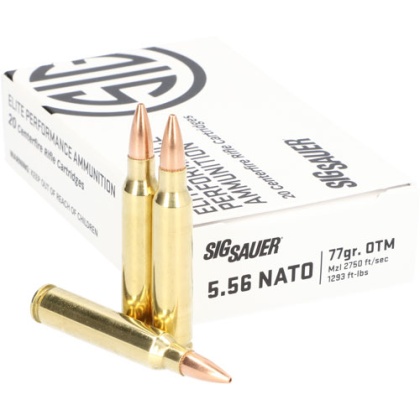 SIG 5.56X45 77GR ELITE OTM