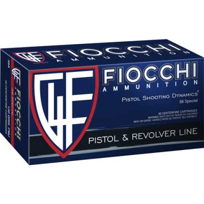 FIOCCHI 38 SPECIAL 148GR JHP