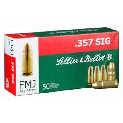 S&B 357 SIG 140GR FMJ
