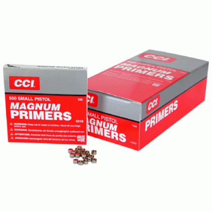 CCI PRIMERS 550 SMALL PISTOL