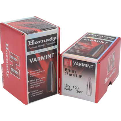 HORNADY BULLETS 6MM .243