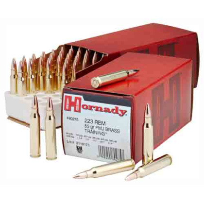 HORNADY 223 REM 55GR FMJ