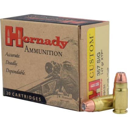 HORNADY 357 SIG 147GR XTP
