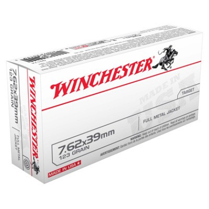 WINCHESTER USA 7.62X39 123GR