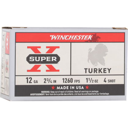 WIN AMMO SUPER-X TURKEY 12GA.