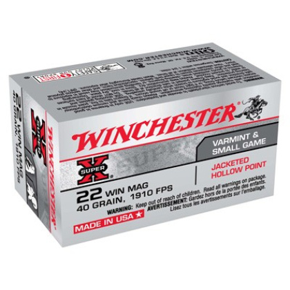 WINCHESTER SUPER-X 22WMR 40GR